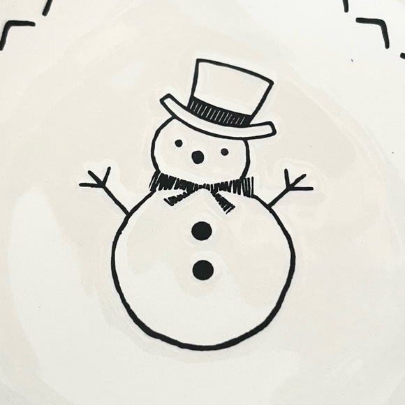 🆕 SNOWMAN ⛄️ Ceramic Spoon Rest - Picture 3 of 5